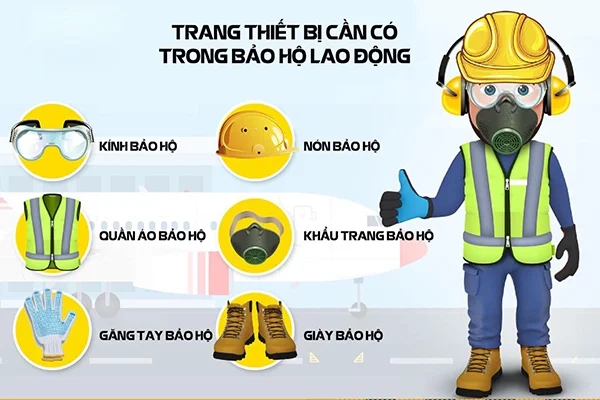 Đề xuất các loại phụ kiện cần thiết khi sử dụng áo bảo hộ công nhân, đảm bảo an toàn tối đa